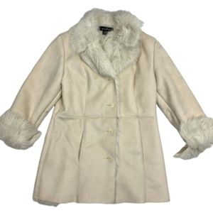1 Madison Faux Fur Sherpa Jacket Large